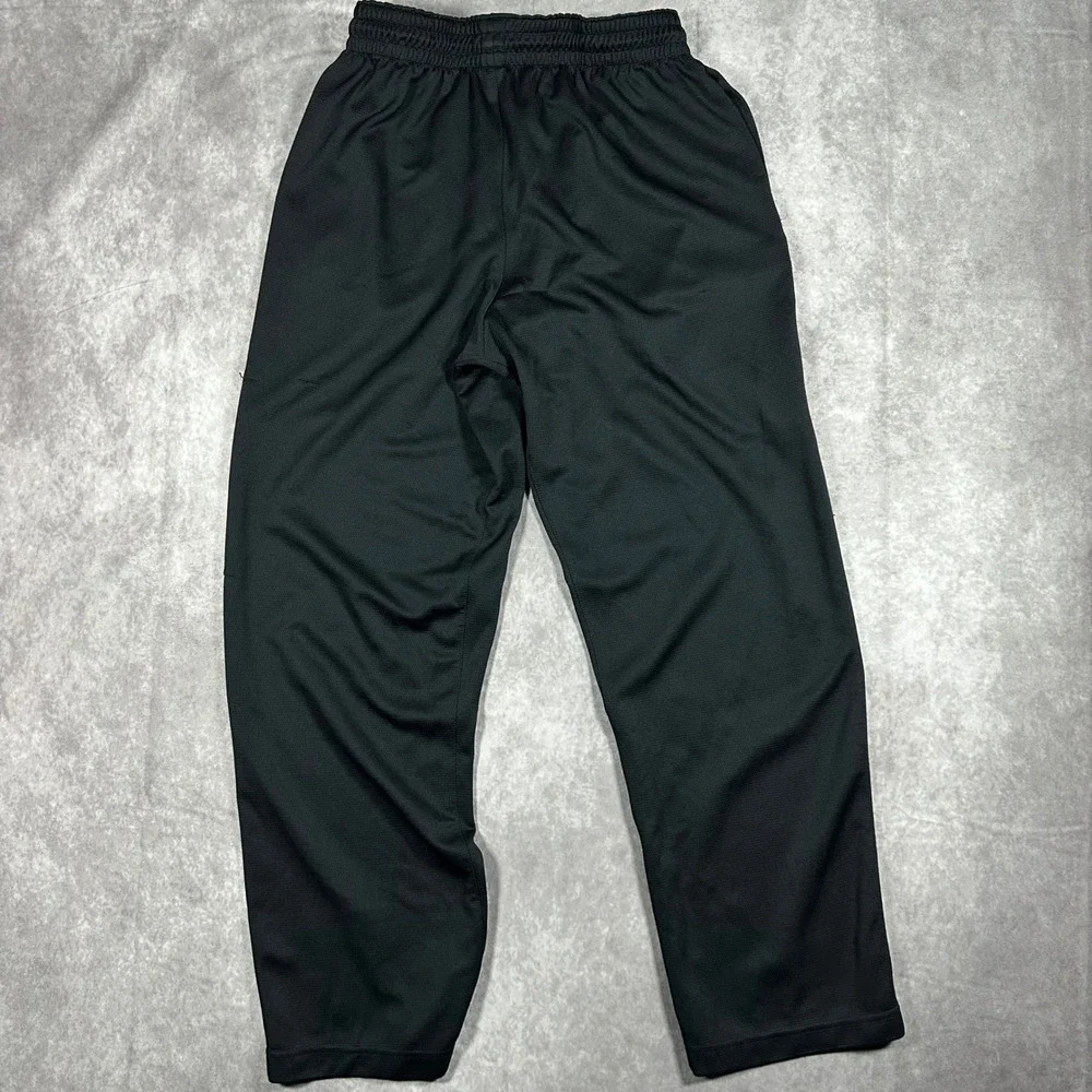 Nike Mens Athletic Track Pants XS Black Elastic Waist Zipper Pocket 26x31 Train